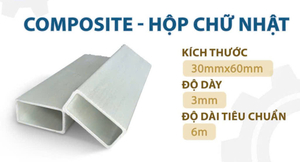 Hộp Nhựa Composite 30x60x3ly